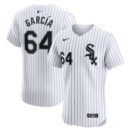 Deivi Garcia 64 Baseball team Home Elite Player Men's Jersey - White