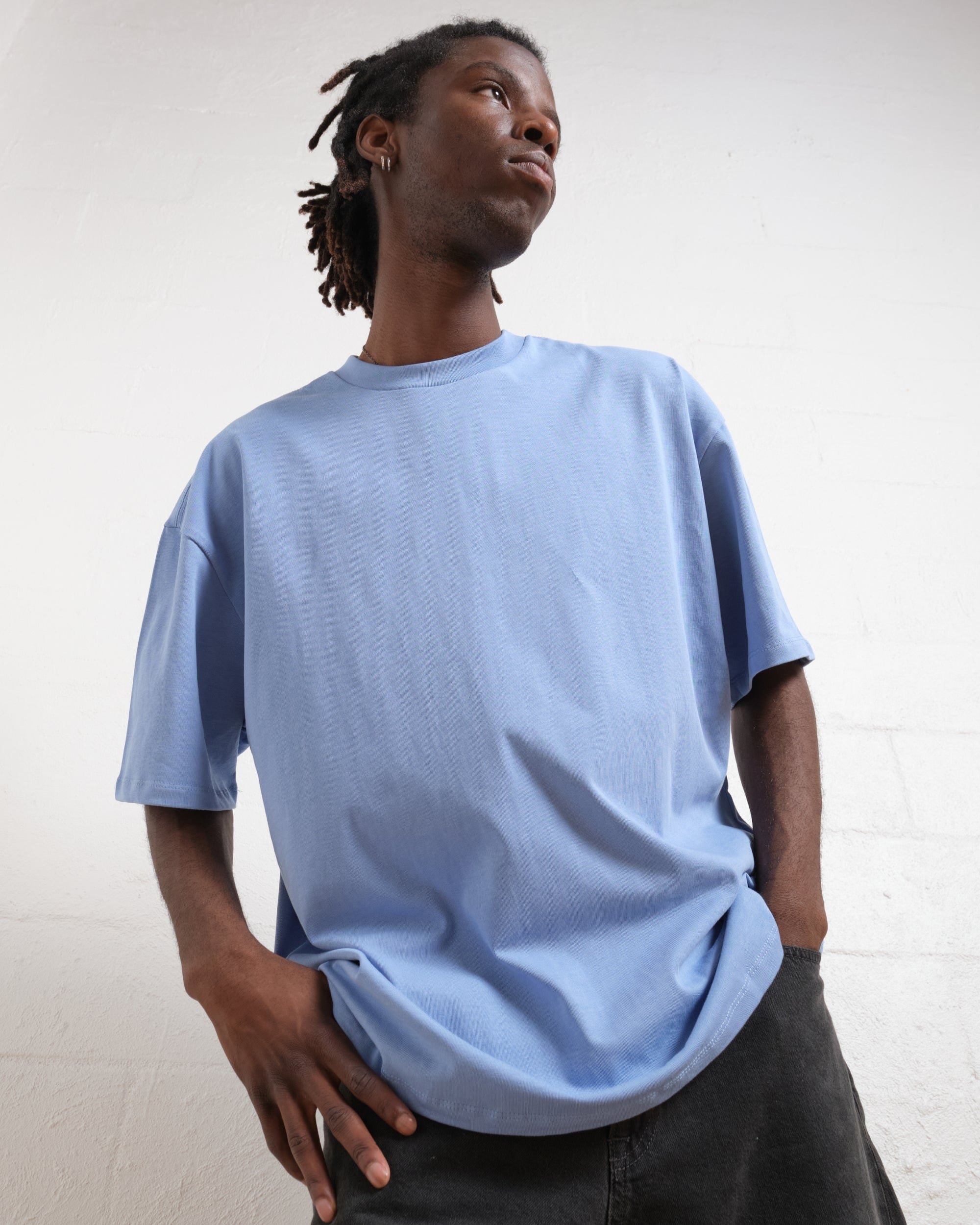 Oversized Unisex Tee - 90s Boxy Fit, Dropped Shoulders, 100% Combed Cotton 275 GSM