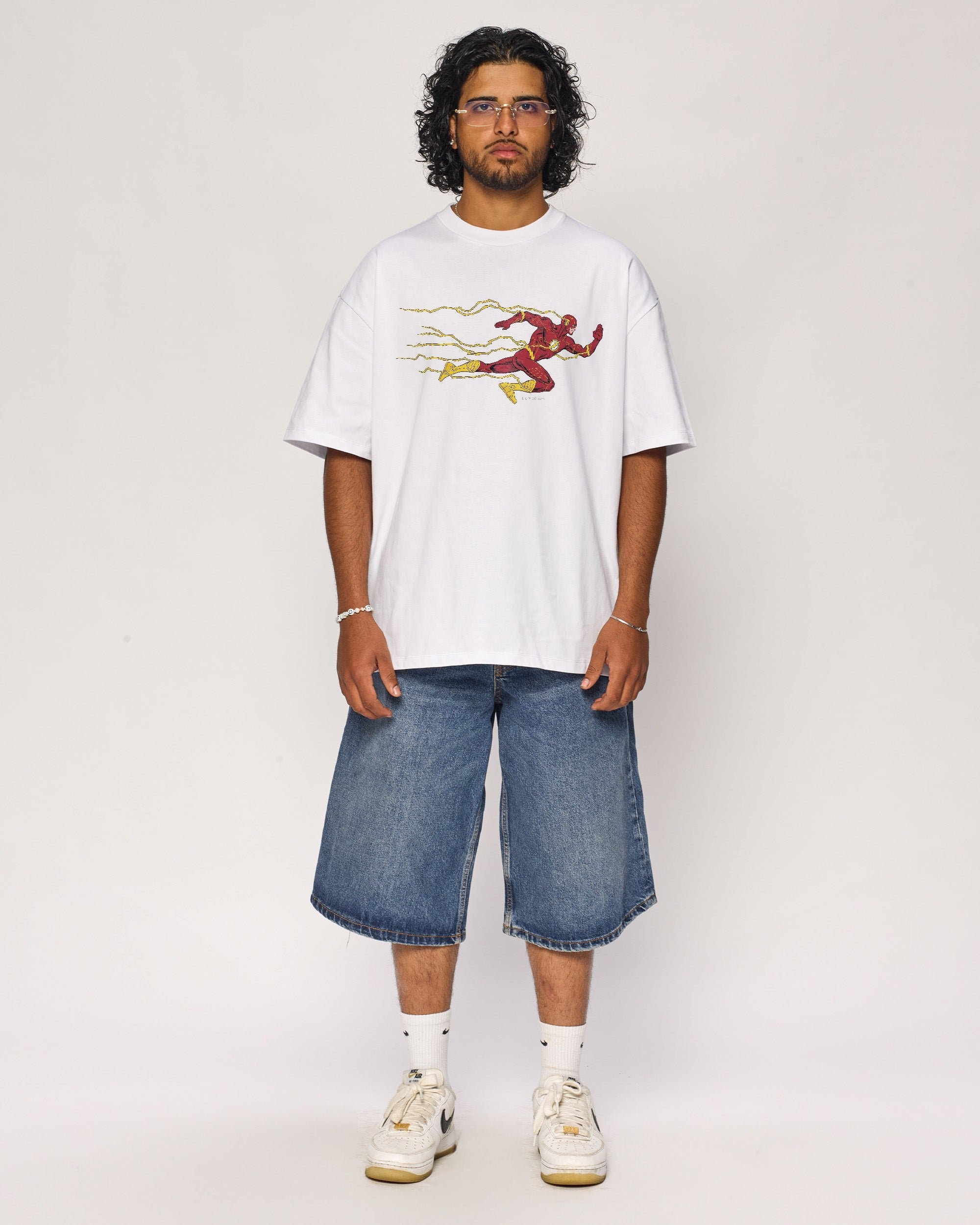 The Flash Oversized Graphic T-Shirt DC Collab 100% Combed Cotton Unisex