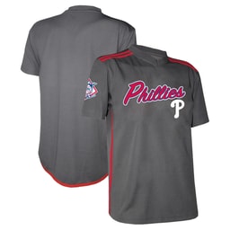 Youth Baseball team Stitches Charcoal Team V-Neck Jersey