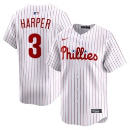Bryce Harper 3 Baseball team Home Limited Player Men's Jersey - White