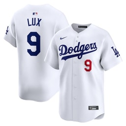 Gavin Lux 9 Baseball team Home Limited Player Men's Jersey - White