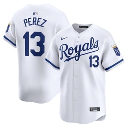 Salvador Perez 13 Baseball team Home Limited Player Men's Jersey - White