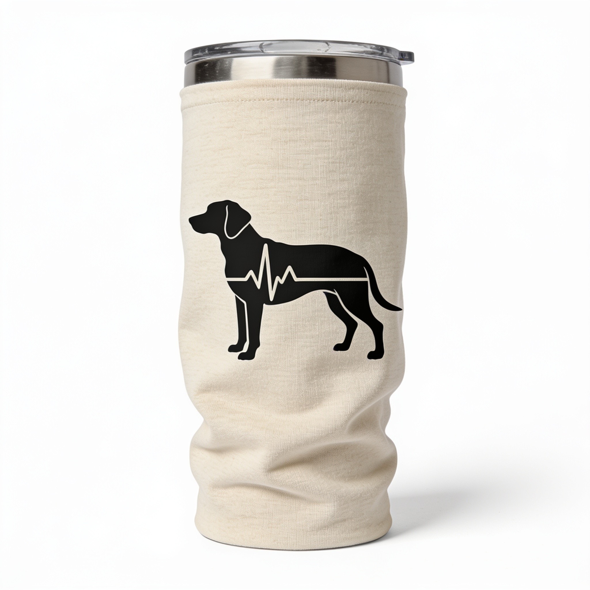 Dogs - Dog heartbeat 30oz Vacuum Tumbler