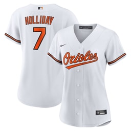 Women's Baseball team Jackson Holliday White Home Player Jersey