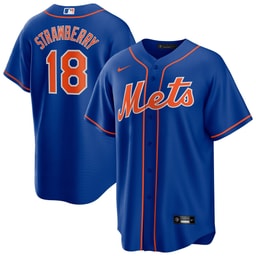 Men's Baseball team Darryl Strawberry Royal Alternate Player Jersey