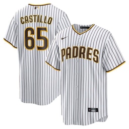 Jos? Castillo 65 Baseball team Home Men Jersey - White