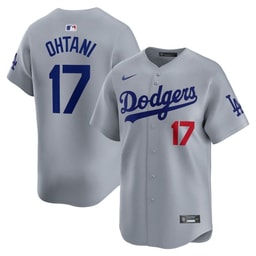 Baseball player 17 Baseball team Away Limited Men's Player Jersey - Gray