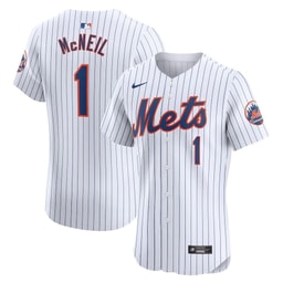 Jeff McNeil 1 Baseball team Home Elite Player Men's Jersey - White