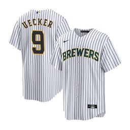Bob Uecker #9 Baseball team Alternate Jersey - White