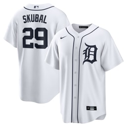 Men's Baseball team Tarik Skubal White Home Jersey