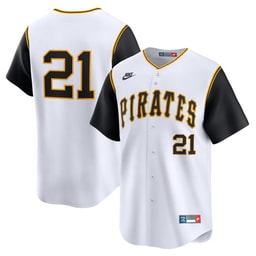 Men's Baseball team Roberto Clemente White Throwback Cooperstown Limited Jersey