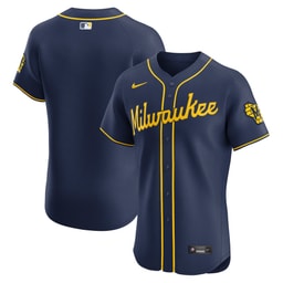 Men's Baseball team Navy Alternate Vapor Premier Elite Patch Jersey