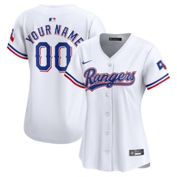 Baseball team Women's Home Limited Player Custom Jersey - White