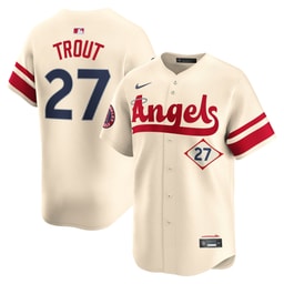 Men's Baseball team Mike Trout Natural City Connect Limited Jersey
