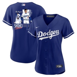 Baseball player 17 Baseball team Signed Welcome To The Sho Alternate Women's Jersey - Royal