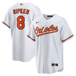 Cal Ripken Jr. 8 Baseball team Throwback Player Men's Jersey - White