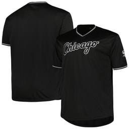 Men's Baseball team Profile Black Big & Tall Pop Fashion Jersey