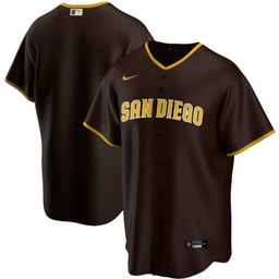 Baseball team Road Men's Jersey - Brown