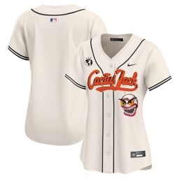 Baseball team Cactus Jack Patch Women's Jersey - Cream