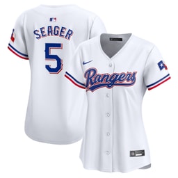 Women's Baseball team Corey Seager White Home Limited Player Jersey