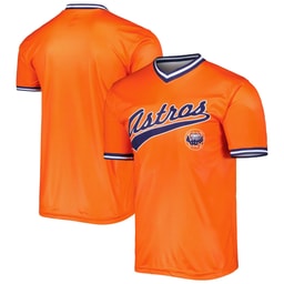 Men's Baseball team Stitches Orange Cooperstown Collection Team Jersey