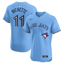 Men's Baseball team Bo Bichette Powder Blue Alternate Elite Player Jersey