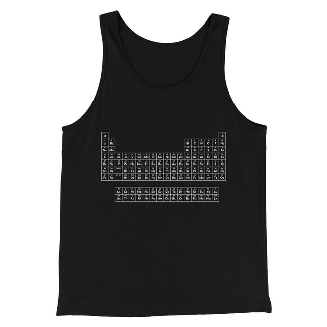 Periodic Table of Elements Men/Unisex Tank Top