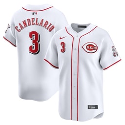 Jeimer Candelario 3 Baseball team Home Limited Player Men's Jersey - White