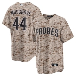 Joe Musgrove 44 Baseball team USMC Alternate Men's Jersey - Camo