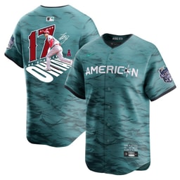 Baseball player 17 Baseball team Signed Number 2023 All-Star Game Limited Player Men's Jersey - Teal