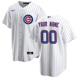 Men's Baseball team White Home Custom Jersey