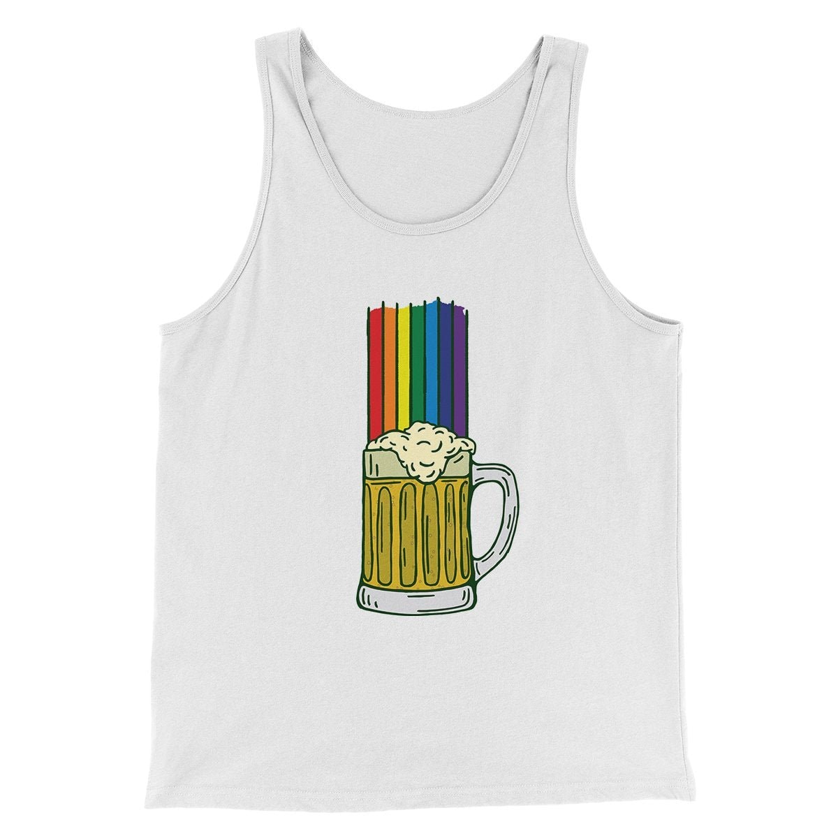 Beer Rainbow Men/Unisex Tank Top
