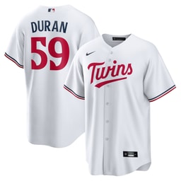 Men's Baseball team Jhoan Duran White Home Jersey