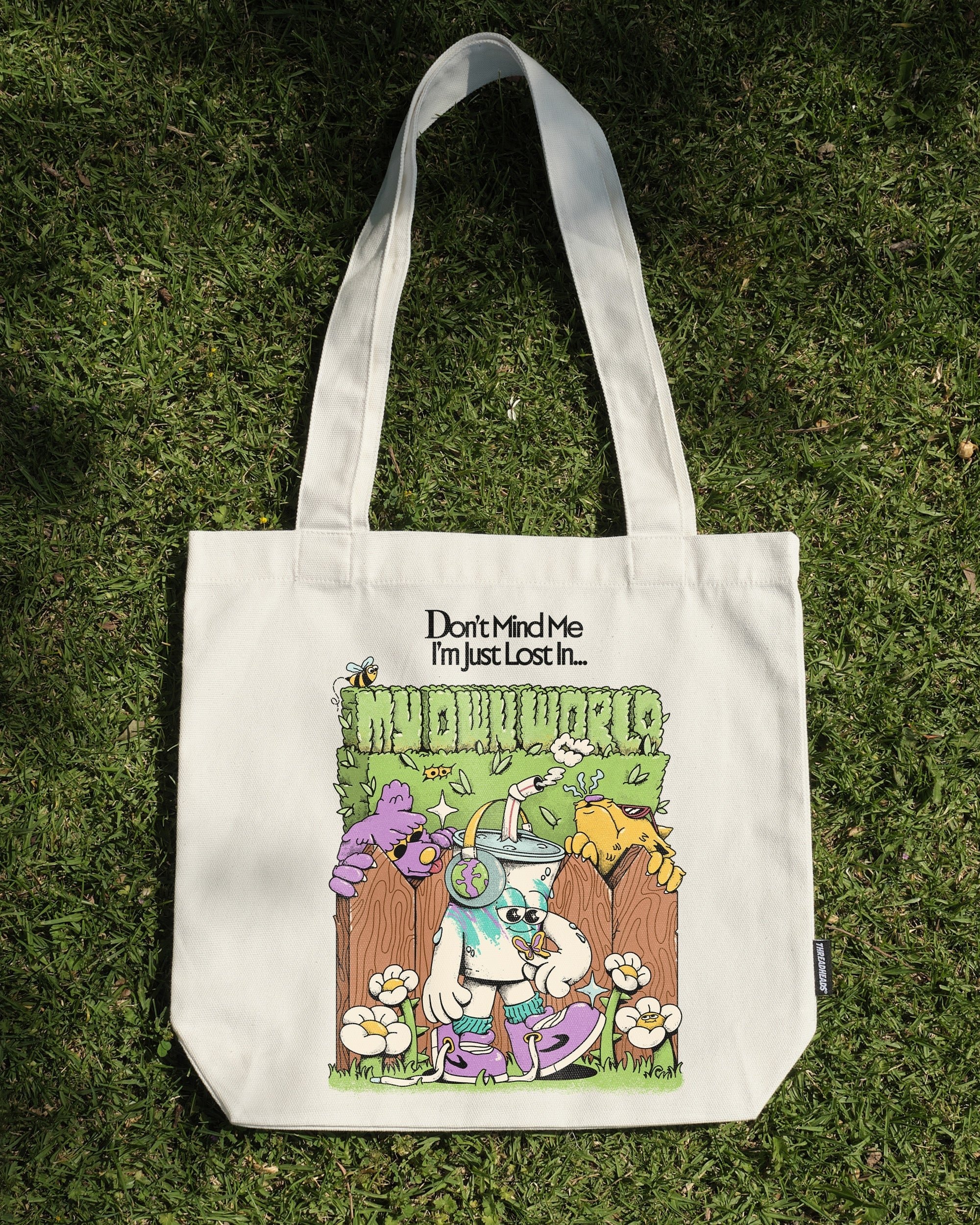 In My Own World Tote Bag - Premium 100% Cotton Canvas