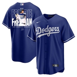 Freddie Freeman 5 Baseball team Signed Home Run 2023 Alternate Player Men's Jersey - Royal