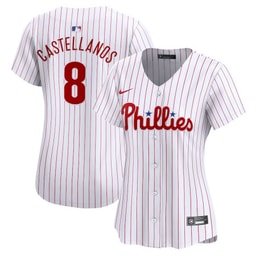 Nick Castellanos 8 Baseball team Women's Home Limited Player Jersey - White