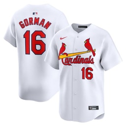 Nolan Gorman 16 Baseball team Home Limited Men's Jersey - White