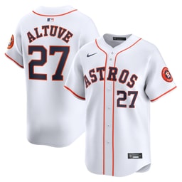 Men's Baseball team Jose Altuve White Home Limited Player Jersey