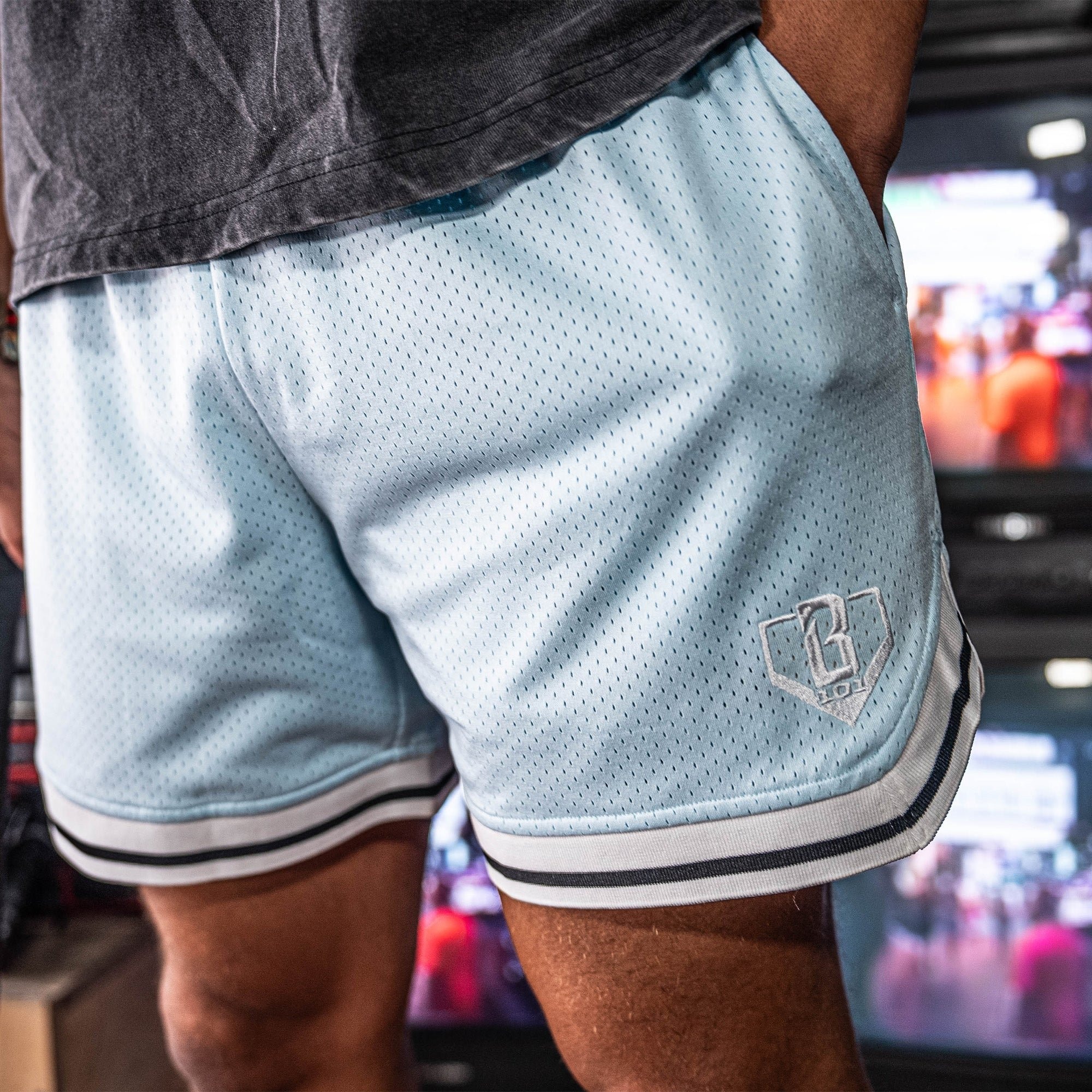 Court Shorts - Powder Blue