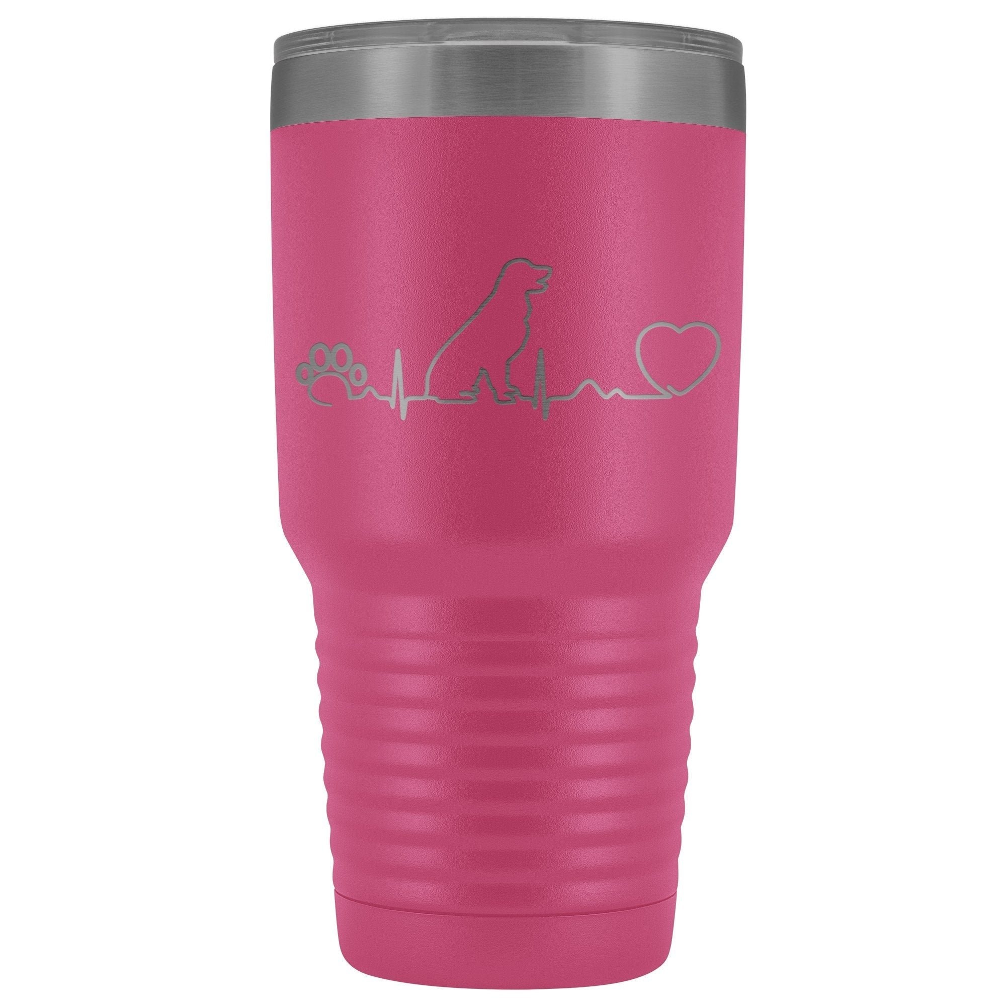 Dogs - Dog heartbeat 30oz Vacuum Tumbler
