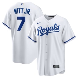 Men's Baseball team Bobby Witt Jr. White Home Player Jersey