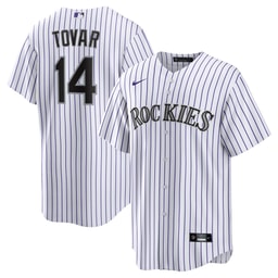 Men's Baseball team Ezequiel Tovar White Home Jersey