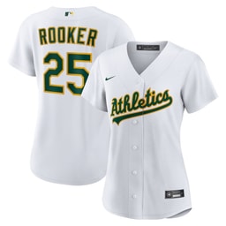 Brent Rooker 25 Baseball team Women's Home Jersey - White