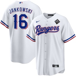 Travis Jankowski 16 Baseball team 2023 World Series Stitched Baseball Jersey - White