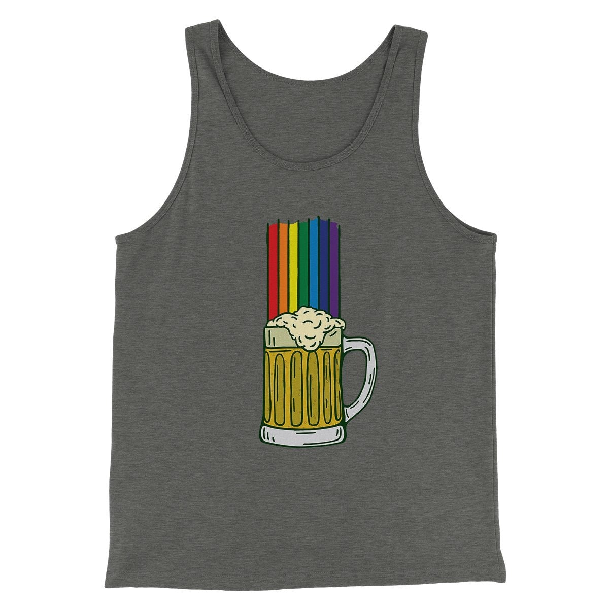Beer Rainbow Men/Unisex Tank Top