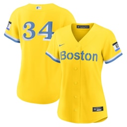 David Ortiz 34 Baseball team Women's City Connect Jersey - Gold