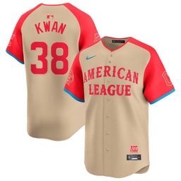 Steven Kwan 38 American League 2024 All-Star Game Limited Player Men's Jersey - Cream
