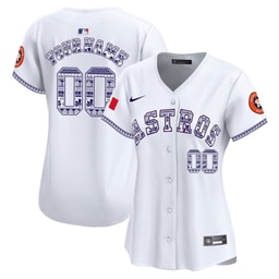 Baseball team Mexico Custom Women's Jersey - White
